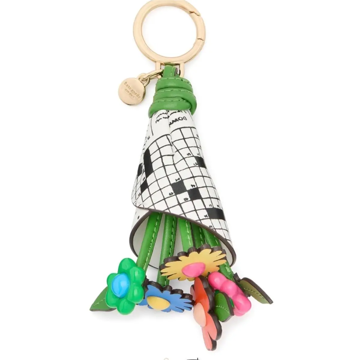 New  Fresh Picks Flower Bouquet Bag Charm Keychain Key Fob by Kate Spade