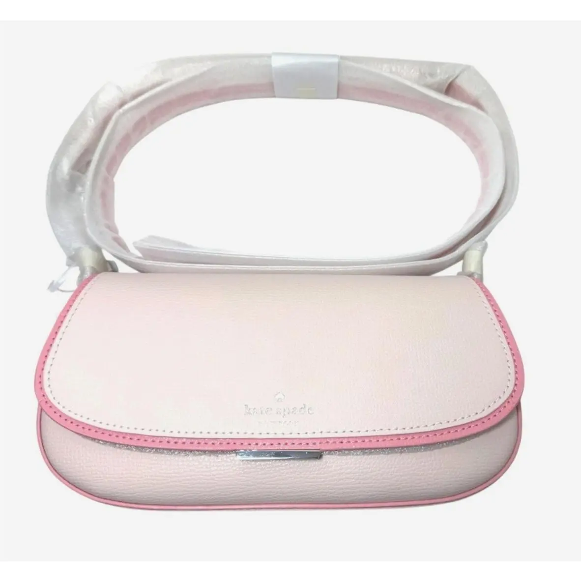 Womens Pink Leather Quinn Mini Crossbody Hand Bag New by Kate Spade
