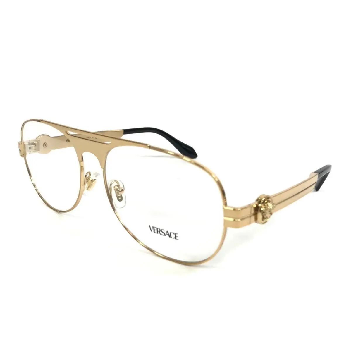 Versace Eyeglasses Frames Mod. 1319 1523 Polished Gold Oversized Large 60-16-145