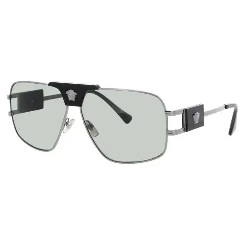 0VE2251-1001/263 Sunglasses Sun Glasses 1001 Gunmetal 63mm by Versace