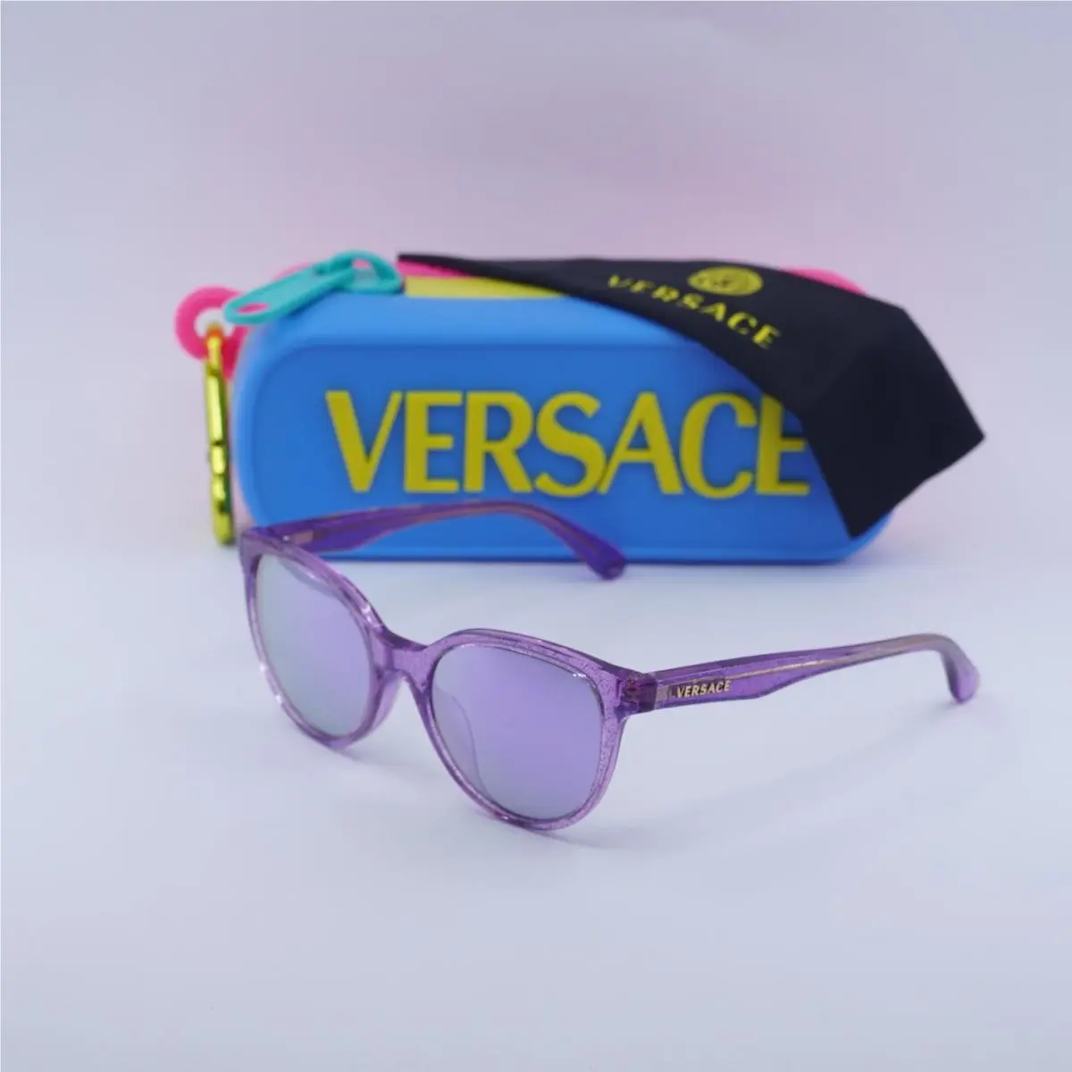 Versace Kids VK4427U 53734V Lilac Glitter/grey Mirror Violet 46-16-130