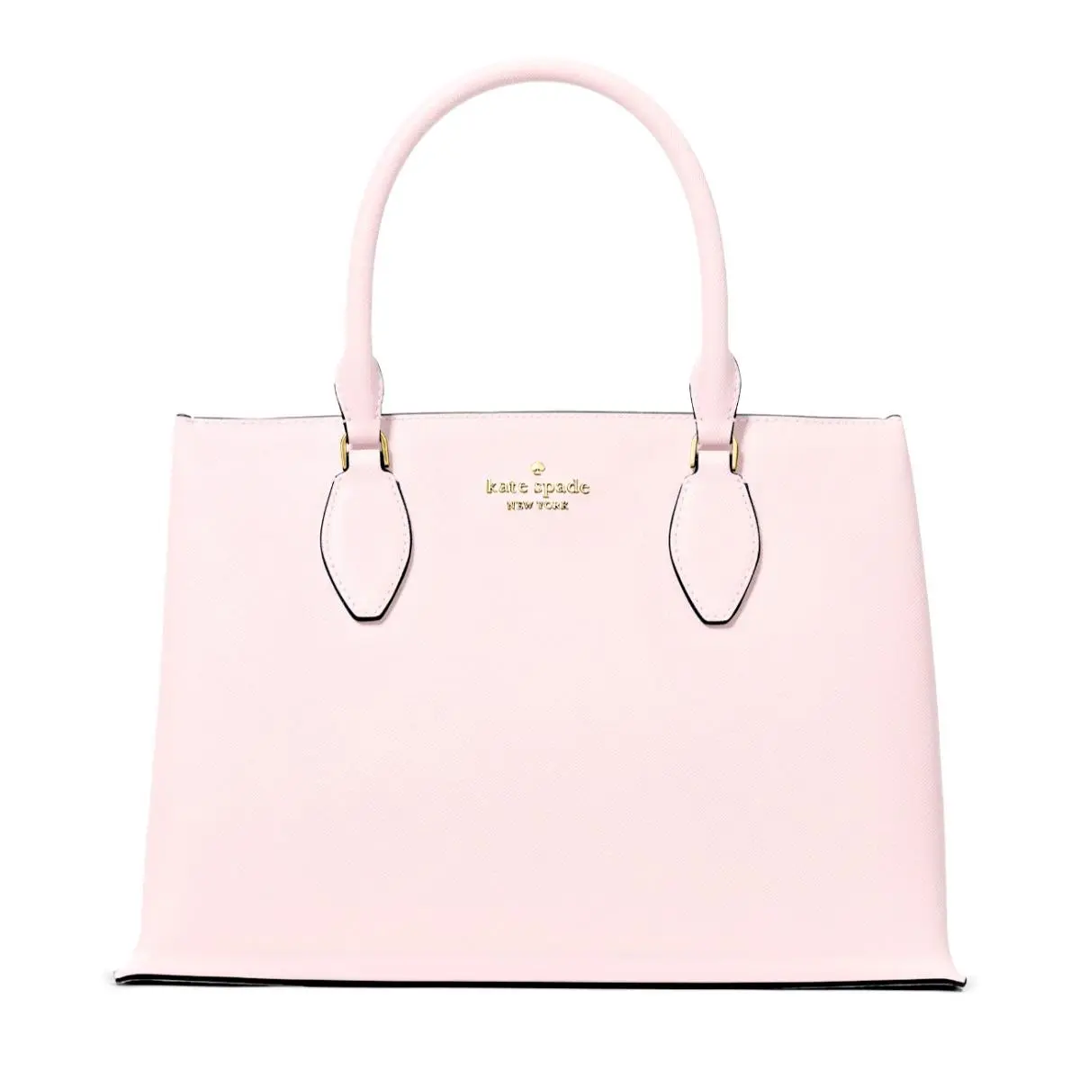 New Kate Spade Rae Medium Satchel Saffiano Shimmer Pink with Dust Bag