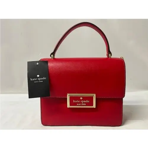 Reegan Saffiano Leather Top Handle Crossbody in Cherry Roul KG184-NEW by Kate Spade