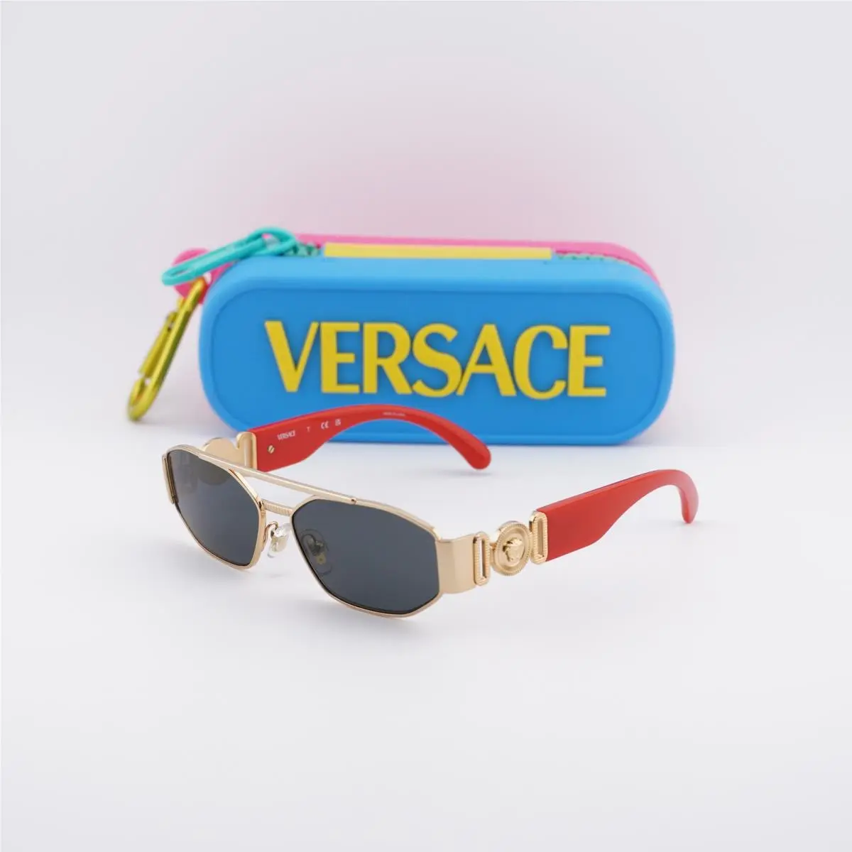 VK2003 151287 Gold/dark Grey 50-13-130 Sunglasses by Versace