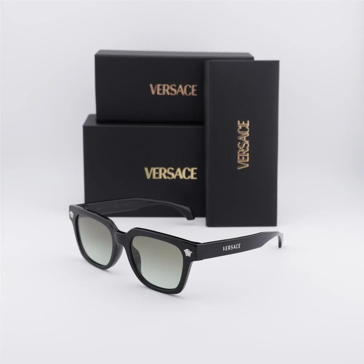Versace VE4510U GB1/8E Black/green Gradient 52-19-140 Sunglasses