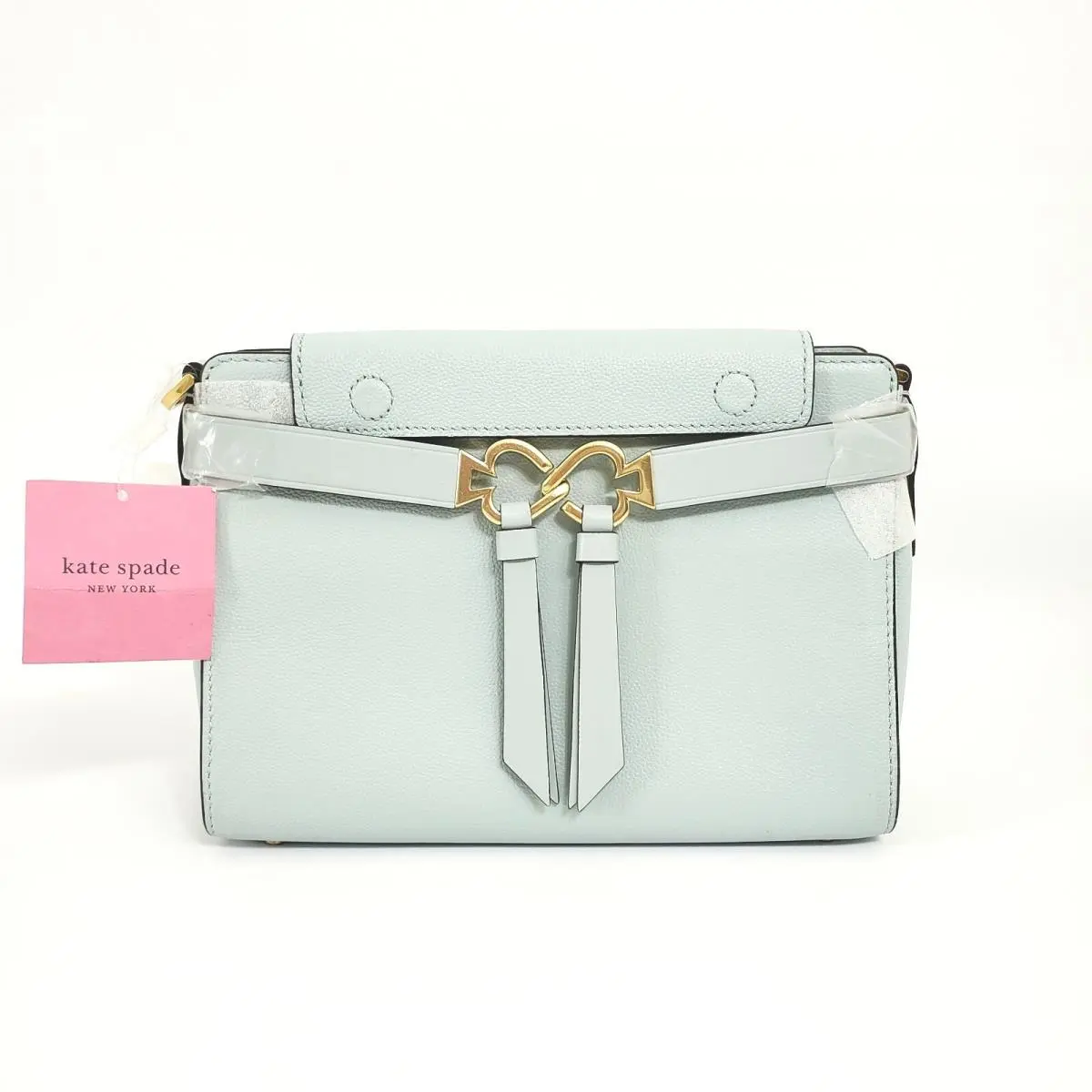 New York Medium Cloud Mist Crossbody Women Blue Bag by Kate Spade