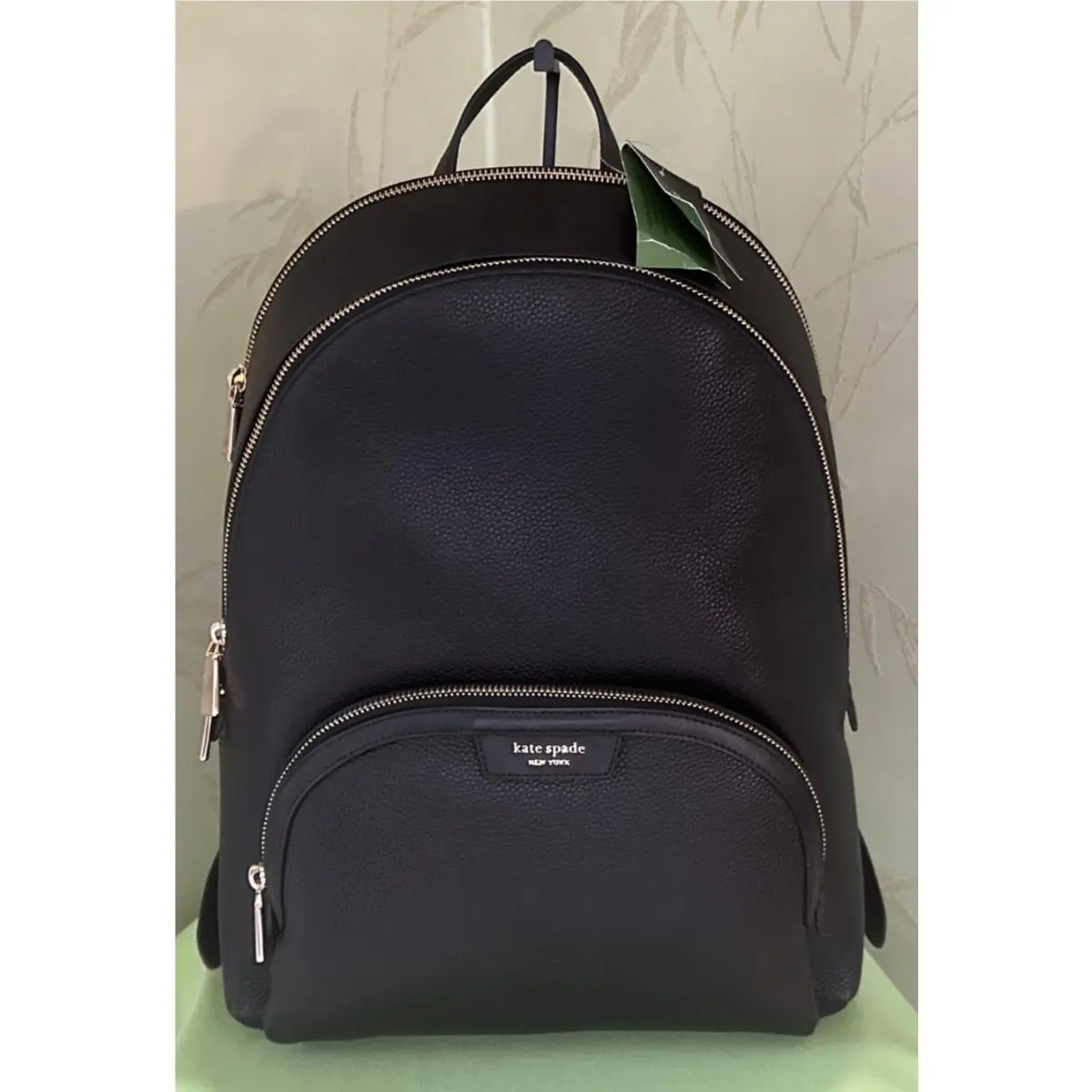Hudson Large Backpack:nwt Black Leather by Kate Spade