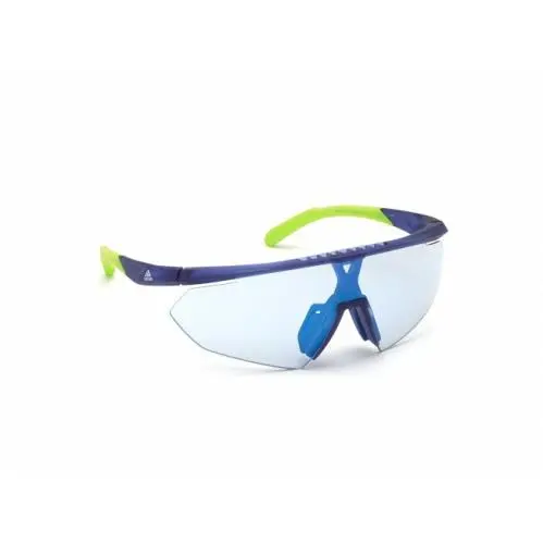 Adidas Photochromic SP0015 91X Matte Blue/blue Mirrored Sunglasses 144MM