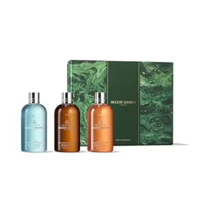 Woody Aromatic Gift Set Shower Gel 3pk Luxury by Molton Brown