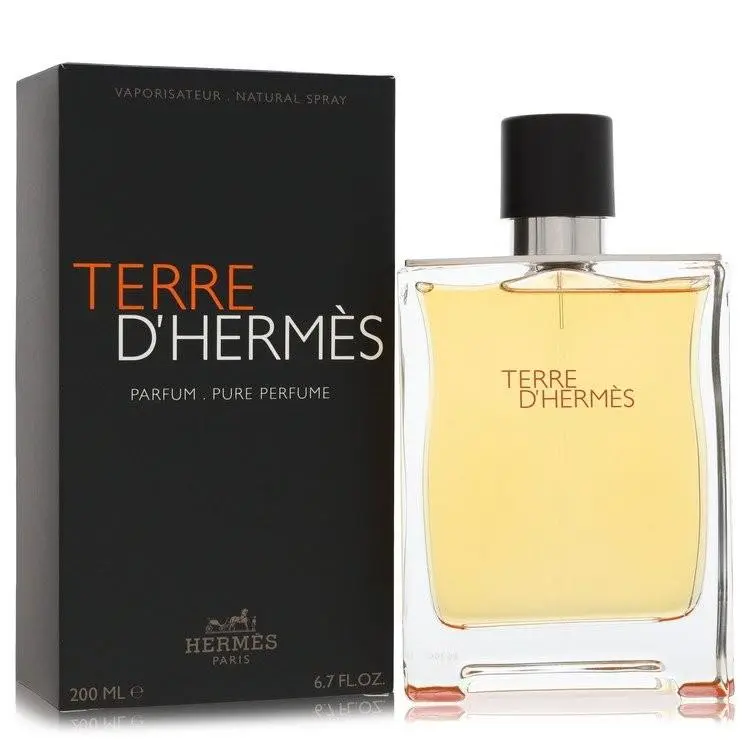 Terre D`hermes by Hermes Pure Perfume Spray 6.7 oz / e 200 ml