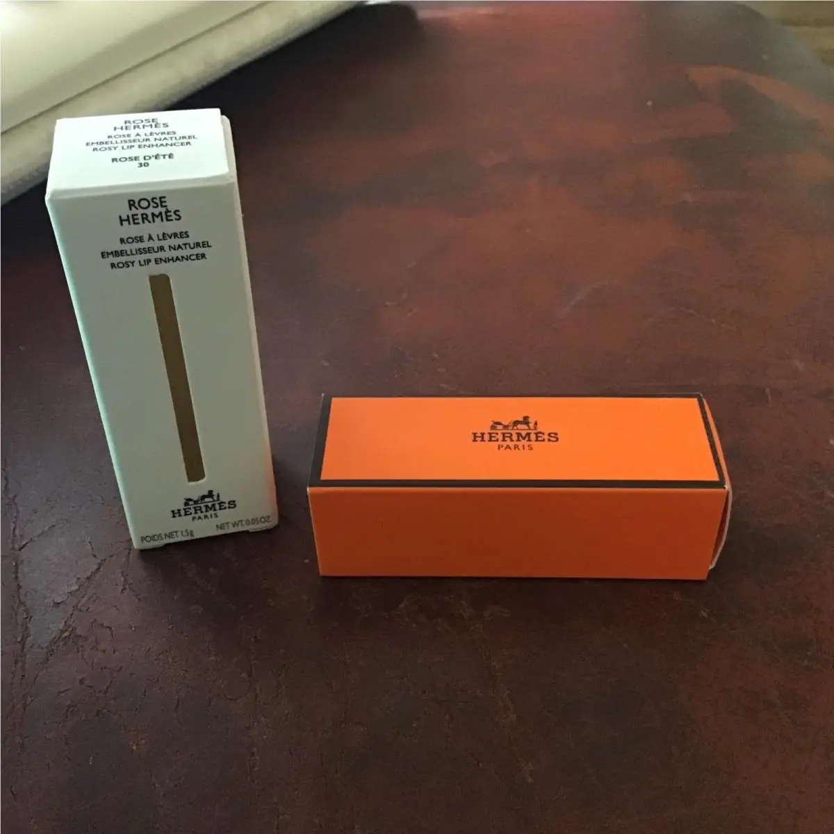 Rose Hermes Lipstick Rose D’ete 30 Rosy Lip Enhancer w/ Box