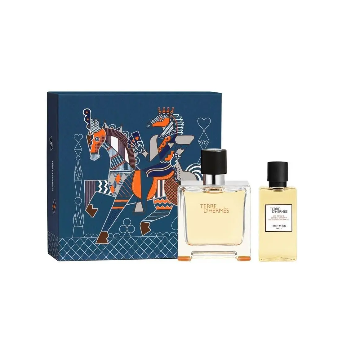 Terre D`hermes 3.3 oz Edt Spray Mens Cologne+ 2.7 Gel Gift Set by Hermes