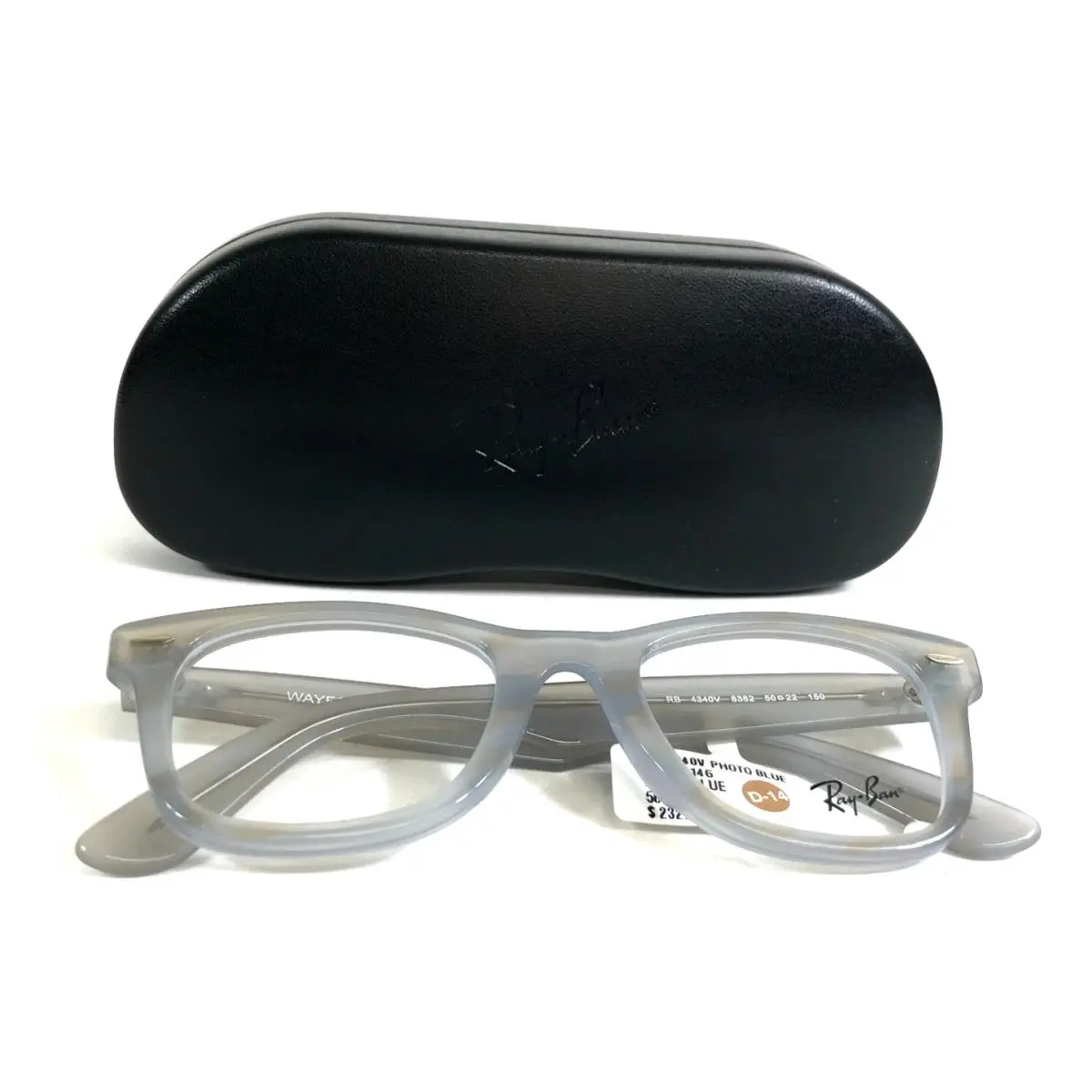 Ray-ban Eyeglasses Frames RB4340V 8382 Wayfarer Ease Change Blue 50-22-150