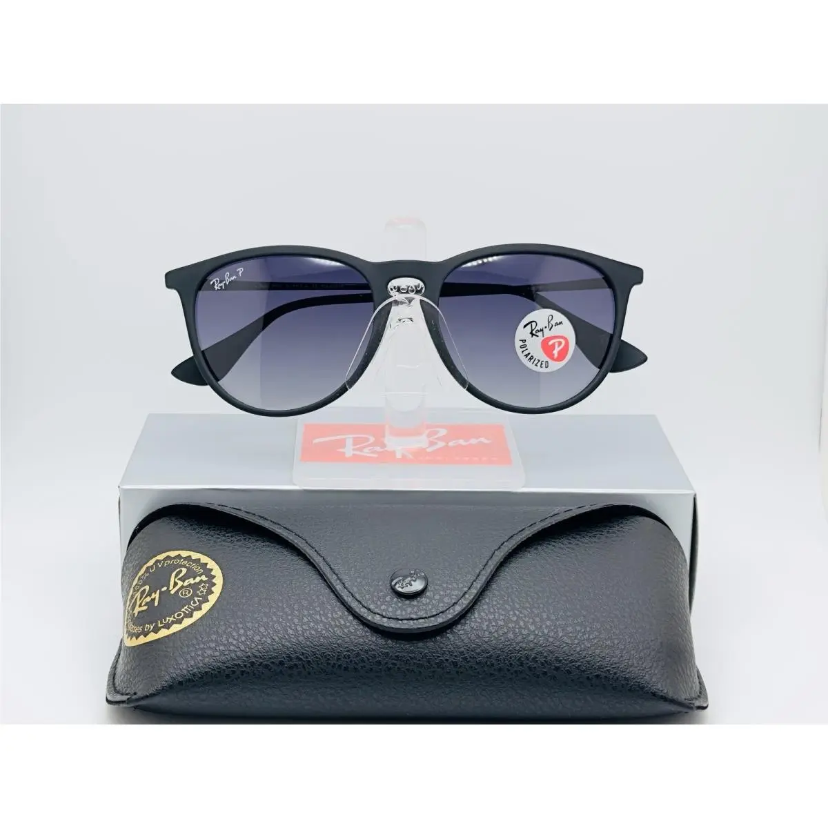 Ray-ban Erika RB4171 54mm Unisex Polarized Sunglasses - Gray Gradient Lens