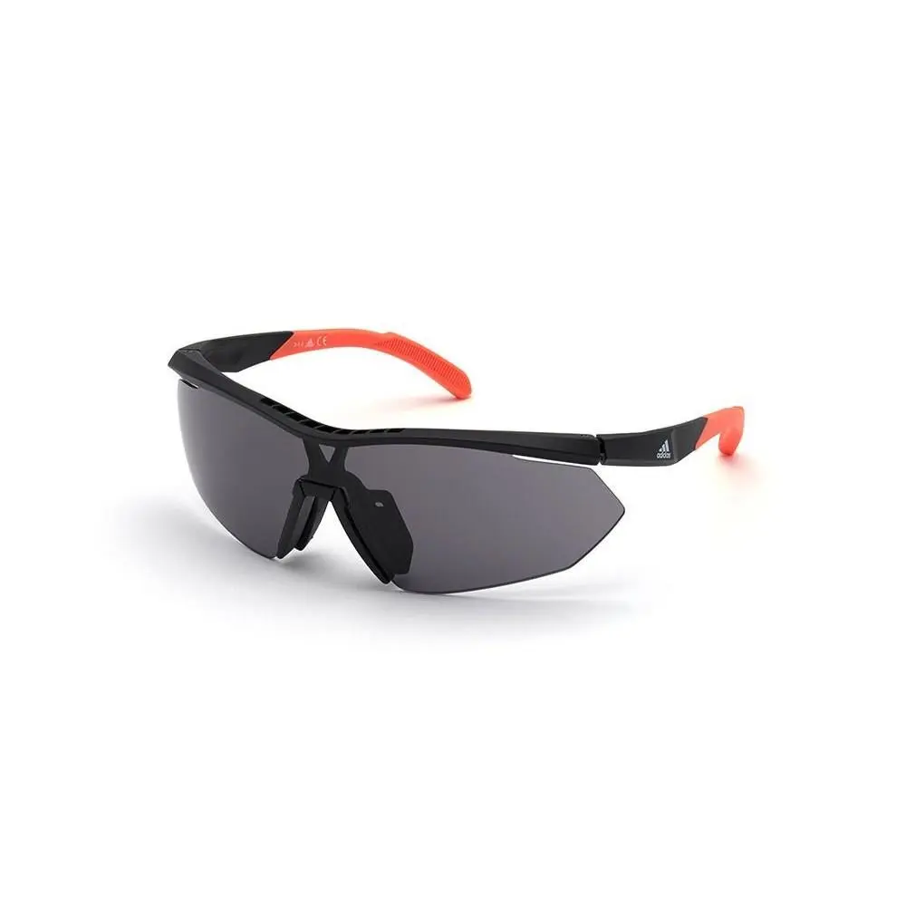 SP0016 02A Matte Black/smoke Unisex Sunglasses 145MM by Adidas