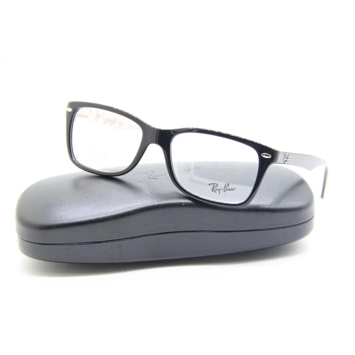 Ray-ban RB 5228 5014 Black Red Frames W Case Eyeglasses 53-17