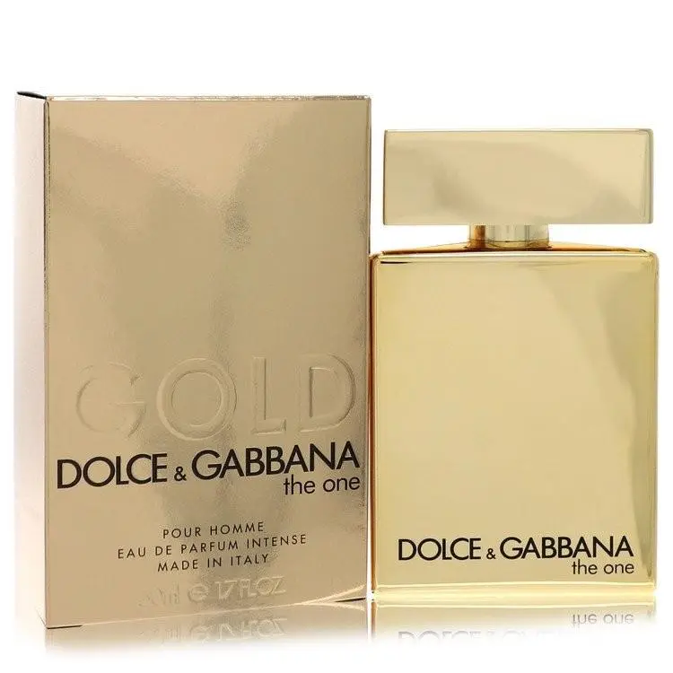 The One Gold by Dolce Gabbana Edp Intense Spray 1.6 oz 50 ml F/men Woody Scent
