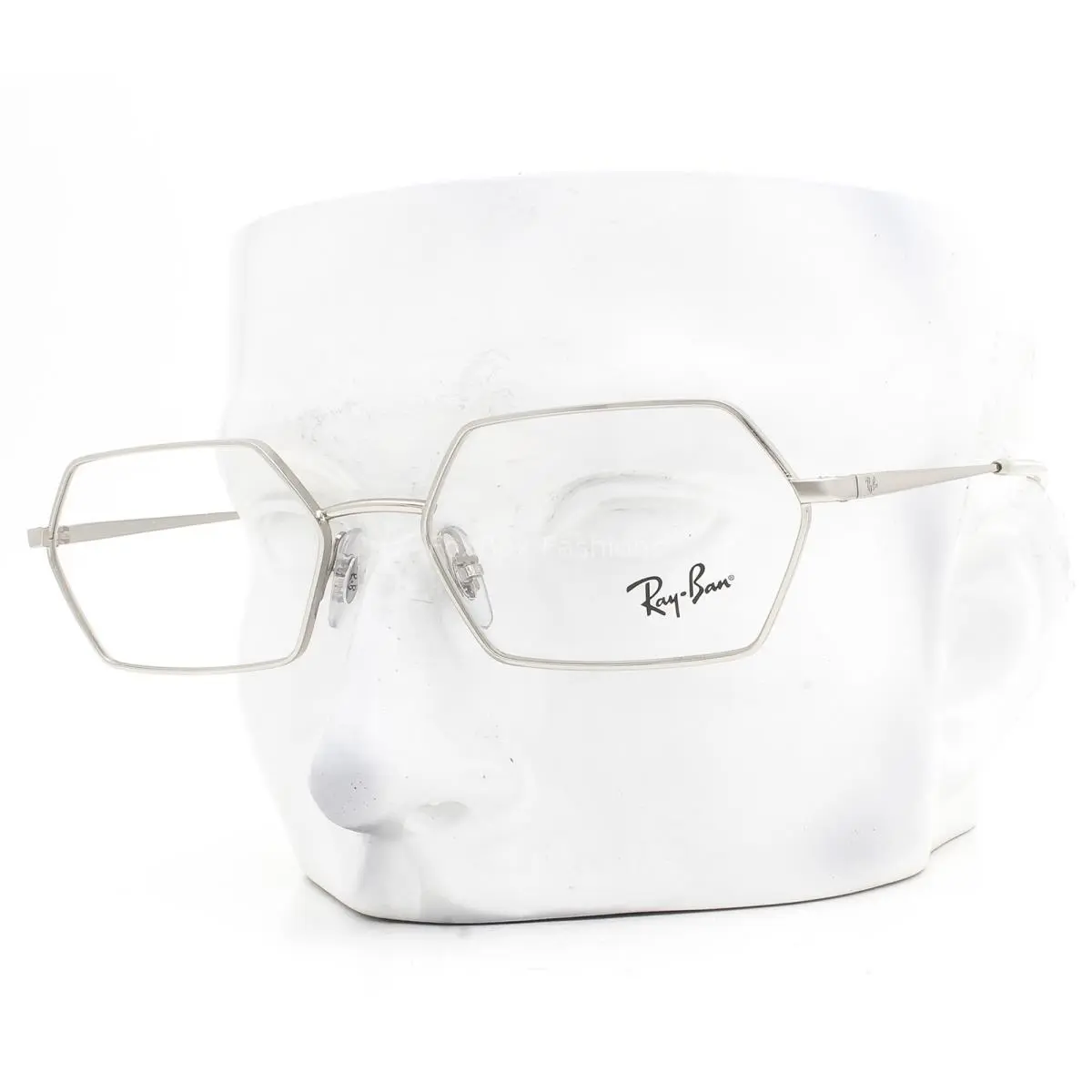 Ray-ban Yevi Eyeglasses RB6528 2501 Unisex Glasses Shiny Silver 56mm with Case
