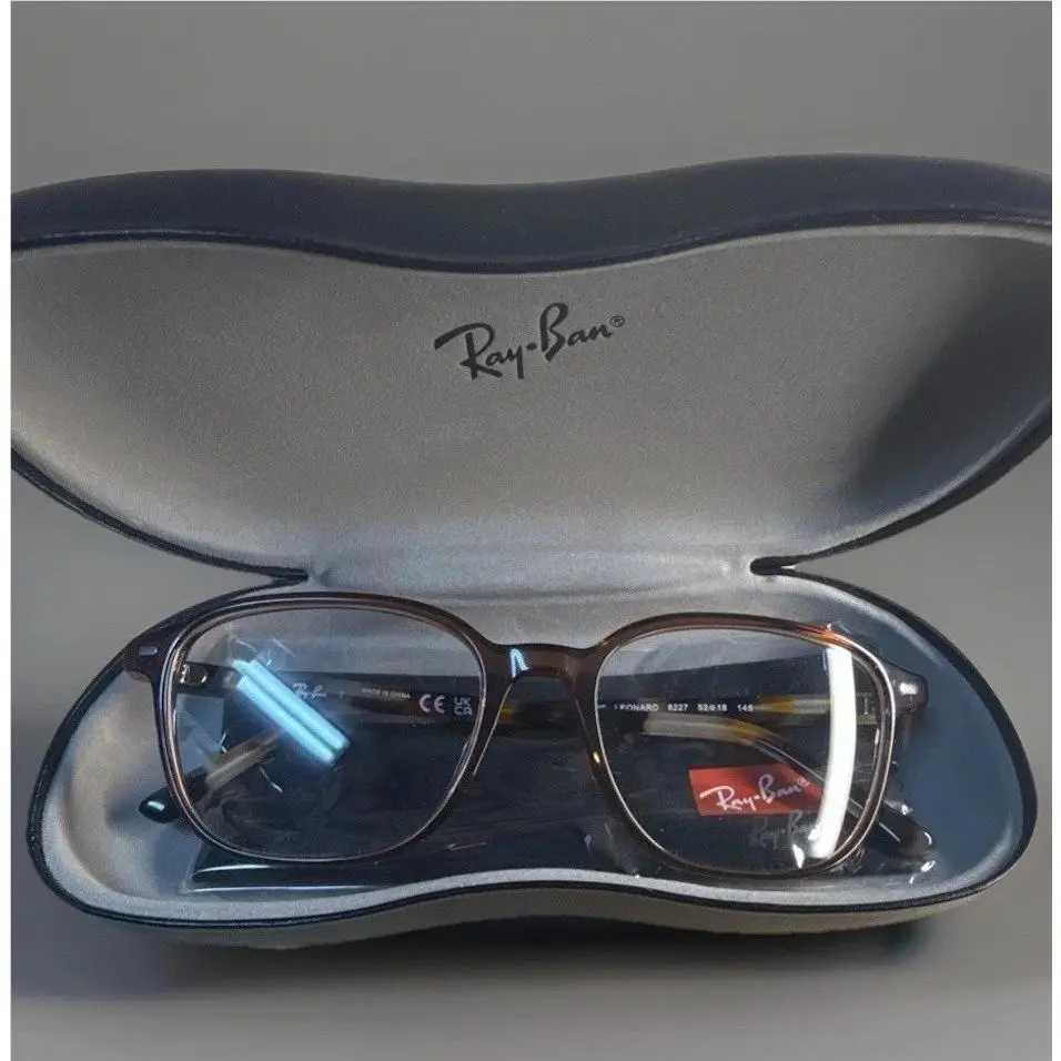 Ray-ban Eyeglasses RB 5393 Leonard Havana Square 53 18 145 Frames