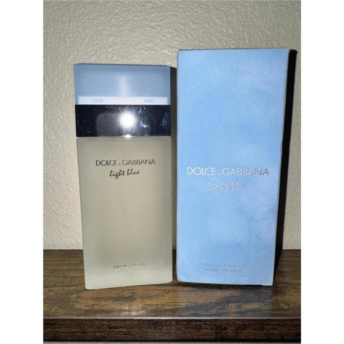 Dolce Gabanna Light Blue 3.3OZ Edt Spr Women`s Clean Unsealed