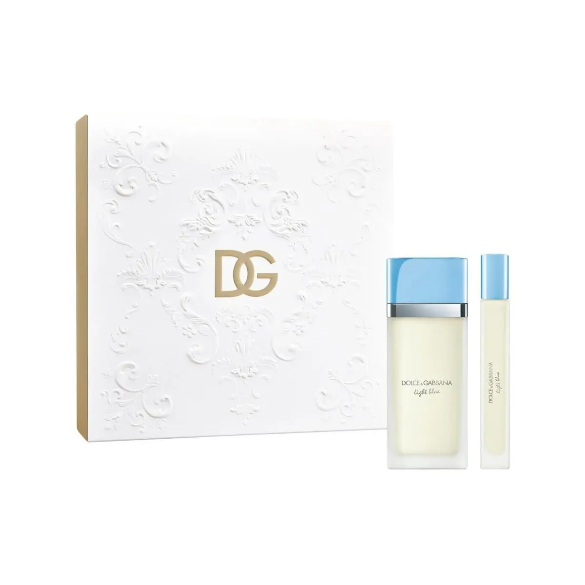Dolce Gabbana Light Blue 1.7 oz Edt Spray Mens Cologne+ .33 Spray Set