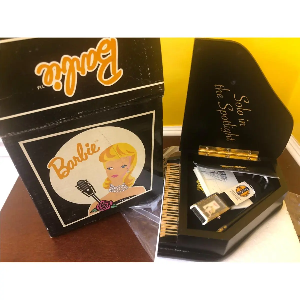 1995 Barbie Solo In The Spotlight  Limited Edition 246/1000 Sterling Watch by Fossil