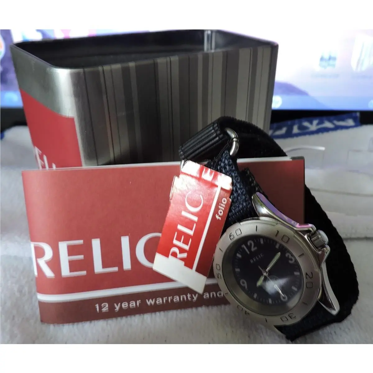 Limited Edition  Relic Watch Nos Dept Homeland Security Working Cond by Fossil