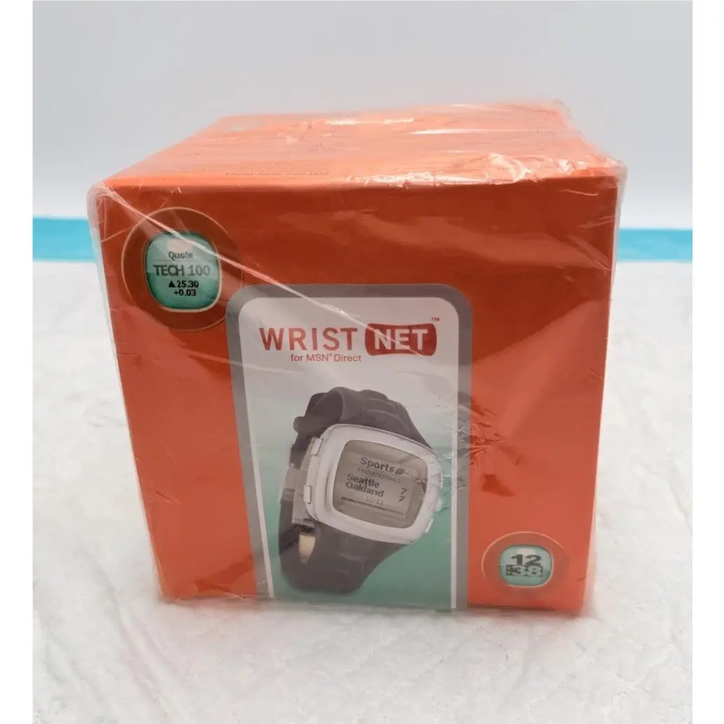 04` Abacus Wrist Net Msn Direct Smart Digital Watch in Display Box AU4002 by Fossil