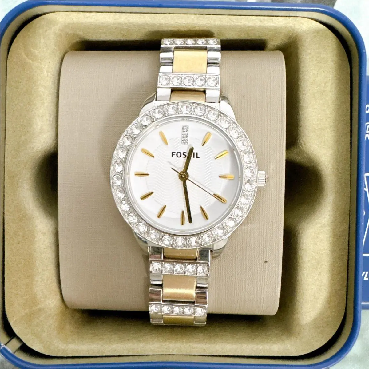 Jesse Three-hand Two-tone Stainless Steel Watch Model: ES2409 by Fossil