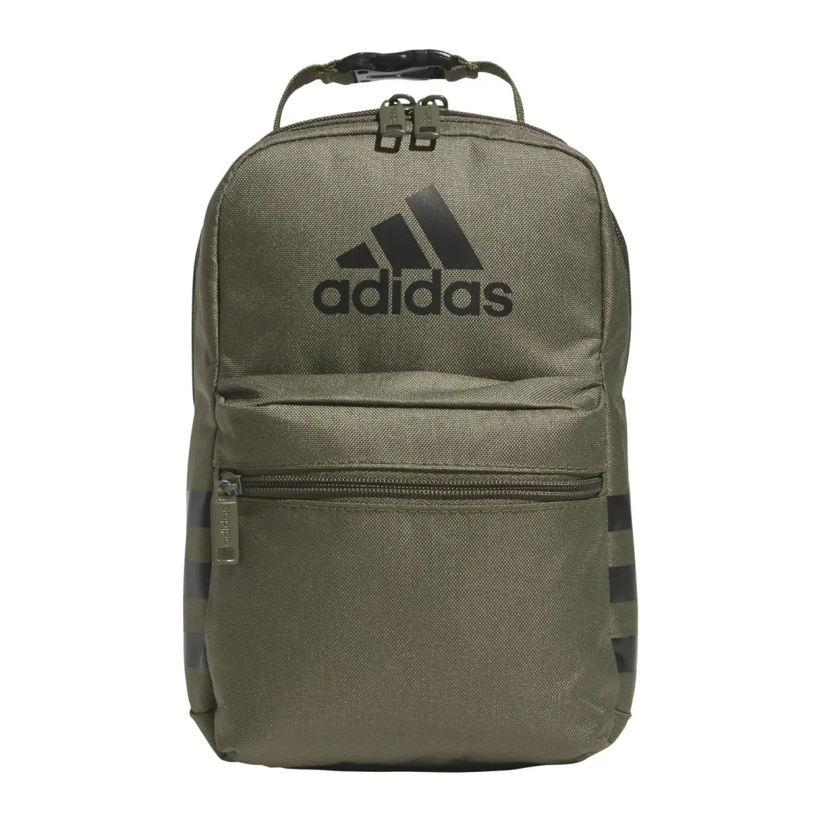 Adidas Santiago One Size Adi Font Madness Stone Grey/grey/lucid Lime Green/3