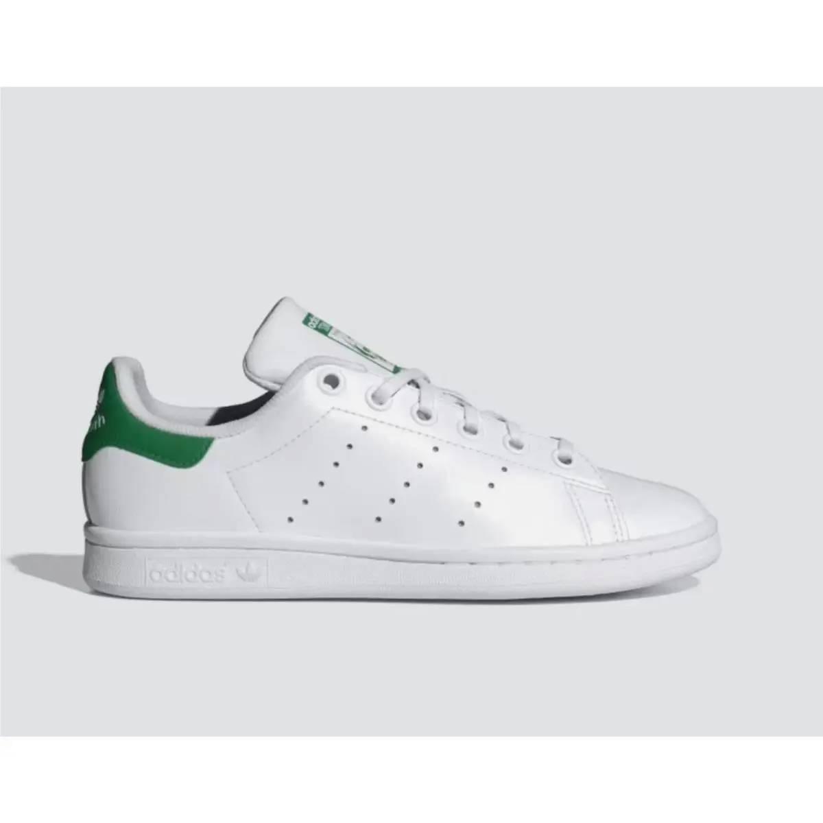 Originals Stan Smith Shoes White Green Youth Size 6.5 by Adidas