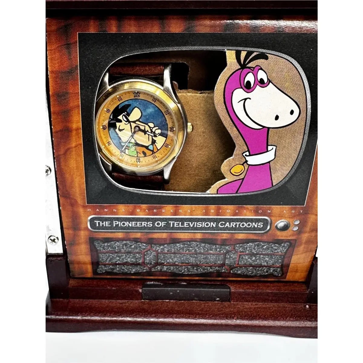 The Fintstones  Watch 1996 Limited Edition 1474/2500 In TV Cabinet by Fossil