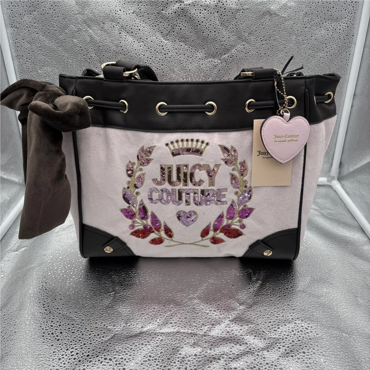 Juicy Couture Juicy Never Dies Daydreamer Tote Bag Chiffon Pink Chocolate