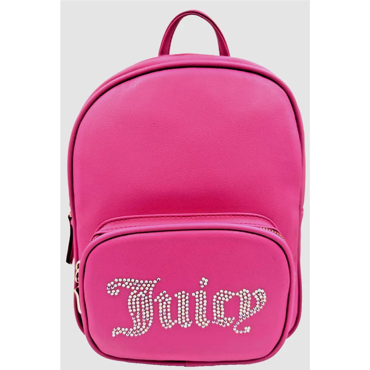 Juicy Couture Pink Rhinestone Backpack Mini Y2K Glam Bag Logo