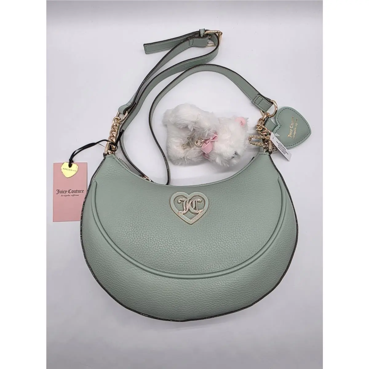 Frosty Green Sweet N Simple Crossbody with Charms by Juicy Couture