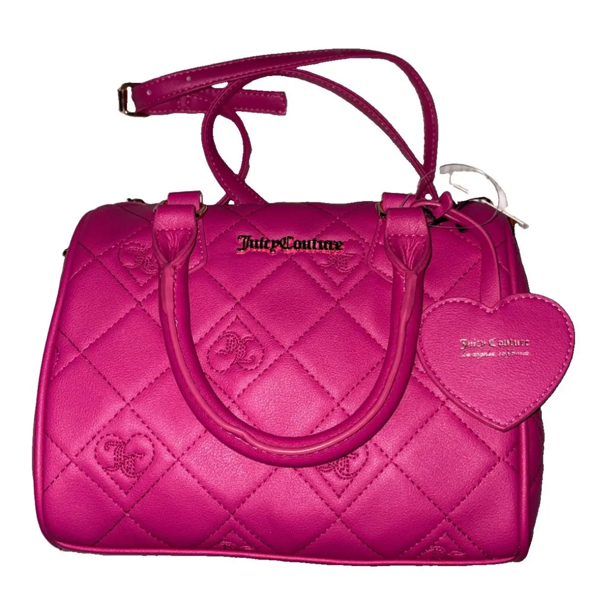 Juicy Couture Fame Satchel Crossbody - Color Raspberry Tarte Nwt￼