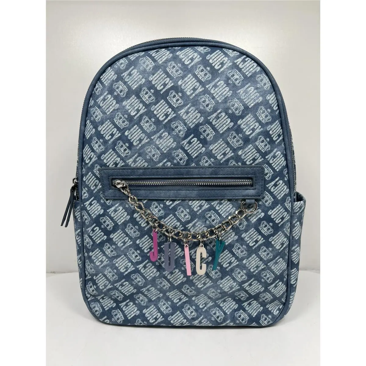 Juicy Couture Back To Juicy Backpack Bold Washed Denim