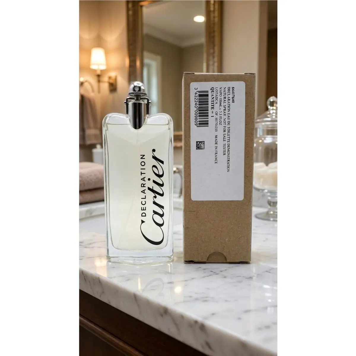 Declaration  Edt 3.3 oz / 100 ml For Men No Cap in Brown Box by Cartier