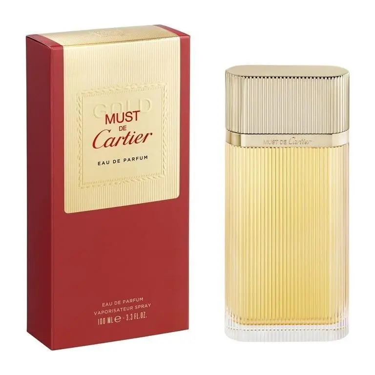 Must Eau DE Parfum Gold BY  3.3 Fl. Oz. 100ml. Spray by Cartier