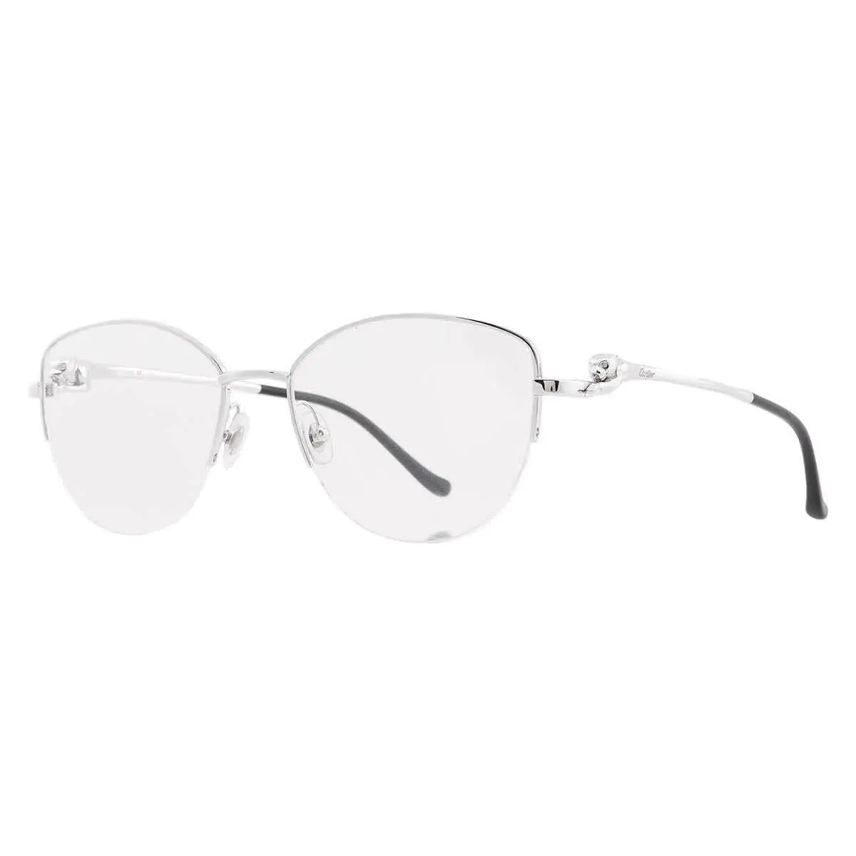 Cartier Panthere de Cartier Demo Cat Eye Ladies Eyeglasses CT0280O 002 55