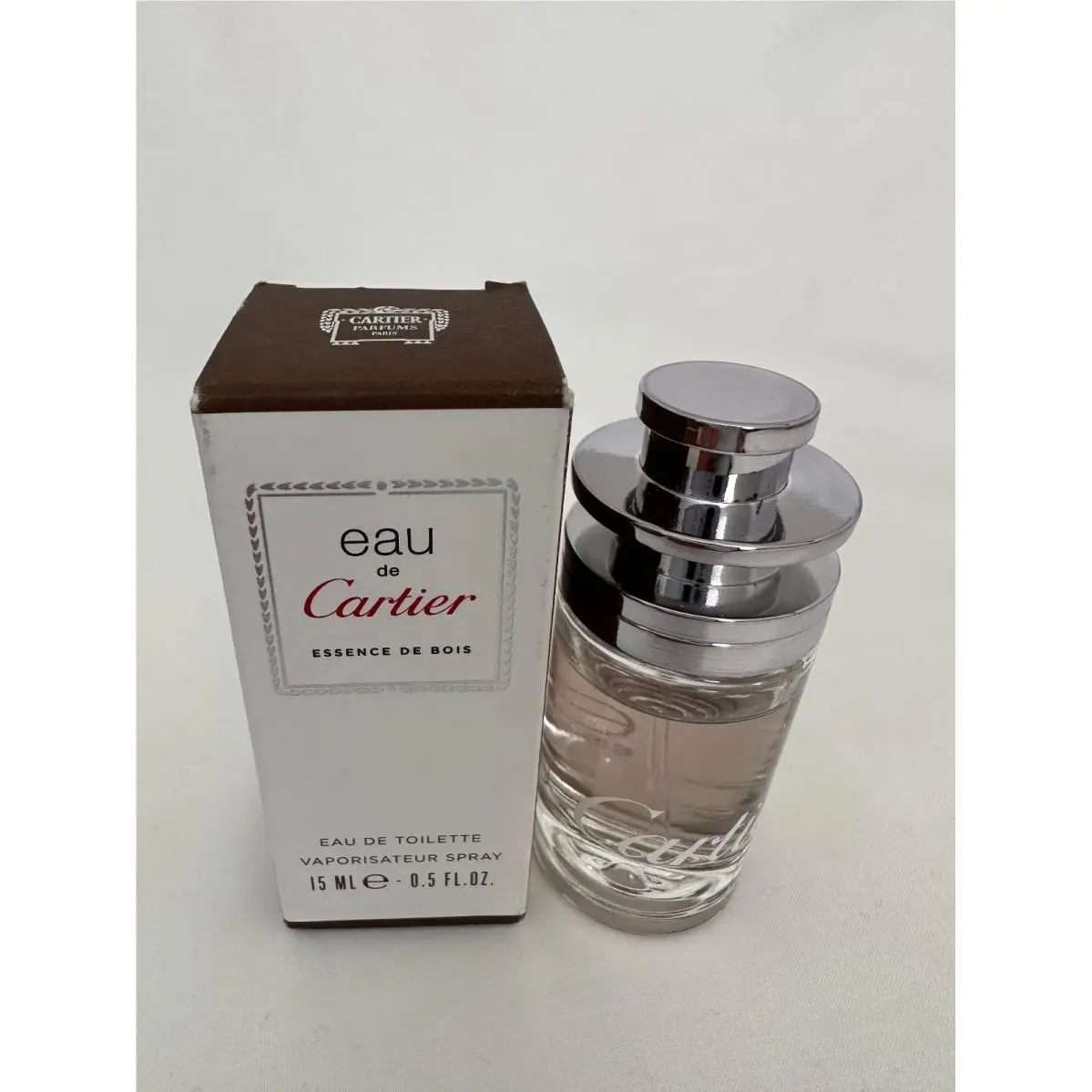 Eau DE  Essence DE Bois 0.5 oz/15 ml in Edt Read Description by Cartier