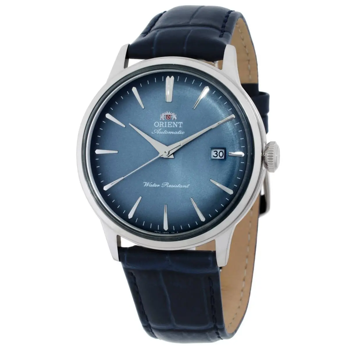 Orient Classic Automatic Light Blue Dial Men`s Watch RA-AC0030L30B - Dial: Light Blue, Band: Blue, Bezel: Silver-tone