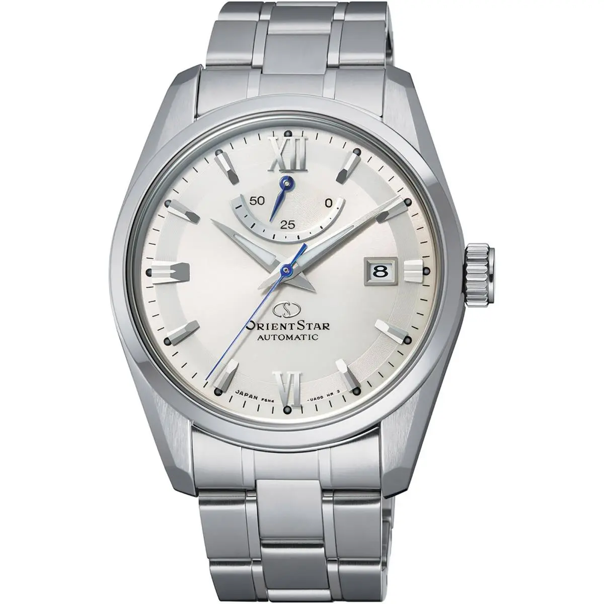 Orient Star Unisex Contemporary 39mm Automatic RE-AU0006S00B - Dial: Silver, Band: Silver Tone, Other Dial: Silver