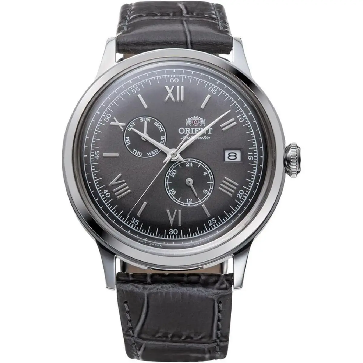 Orient RA-AK0704N10B Men`s Bambino Version 8 Day-date 24 Hour Automatic Watch
