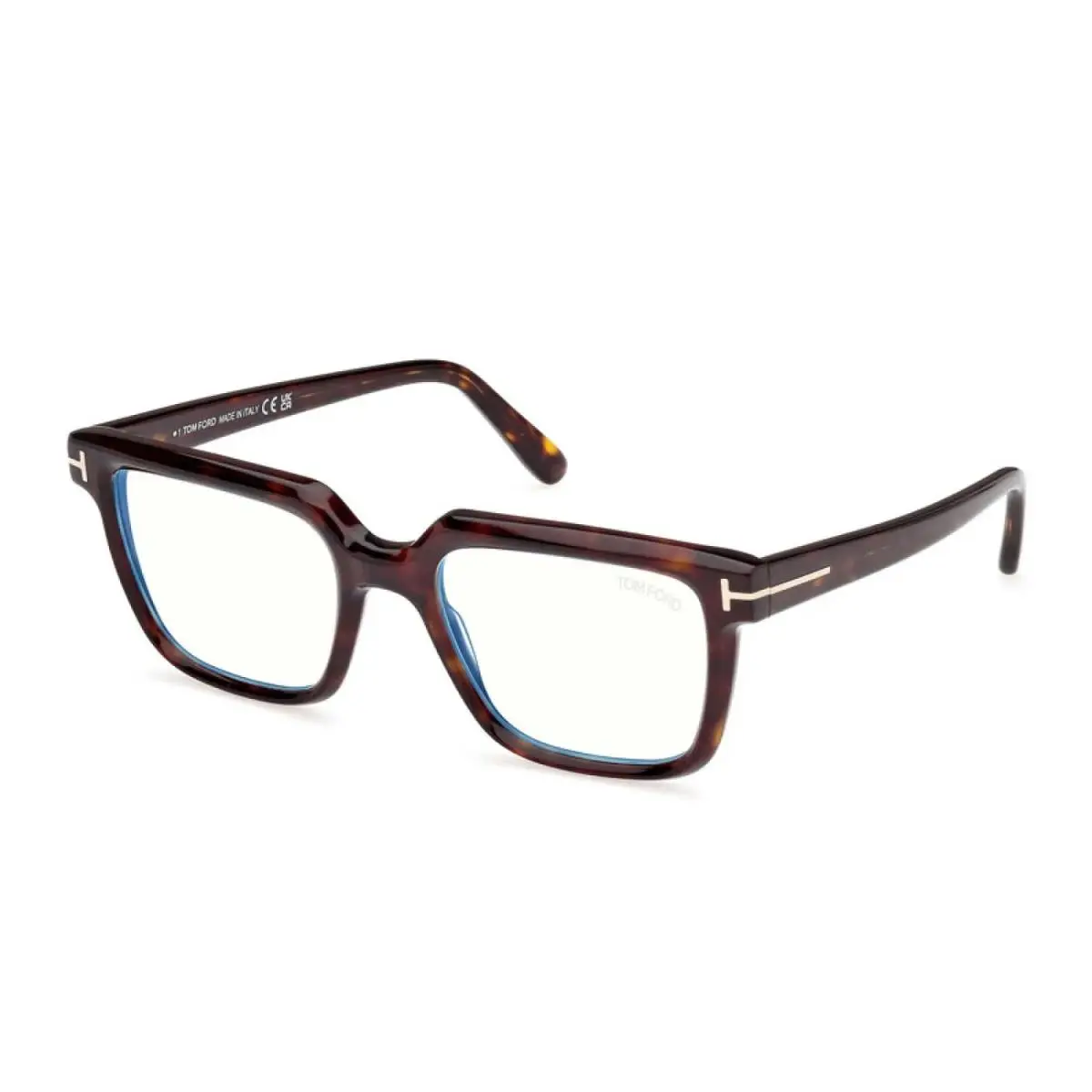 Tom Ford TF5889-B 052 Square Dark Havana 53 mm Men`s Eyeglasses Frame
