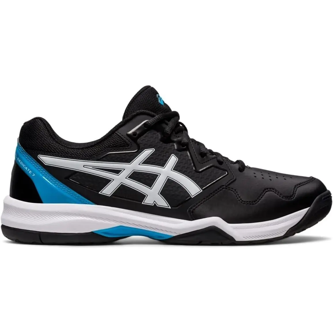 Asics Mens Gel-dedicate Gym Running Training Shoe Casual Sneaker Blk/blue US 9M