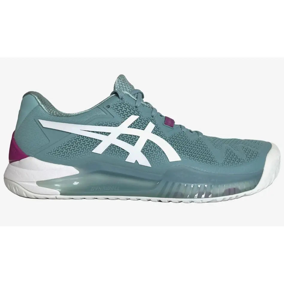 Asics Womens Gel-resolution Tennis Walking Casual Sport Sneakers Blue US 11M