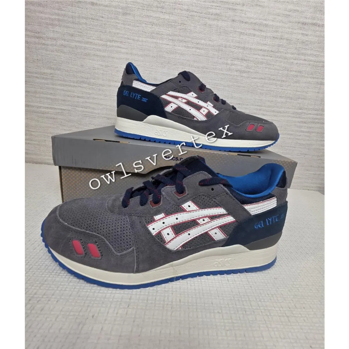 Size 9 - Asics Gel Lyte Iii 3 Winter Blues H30QK-1301