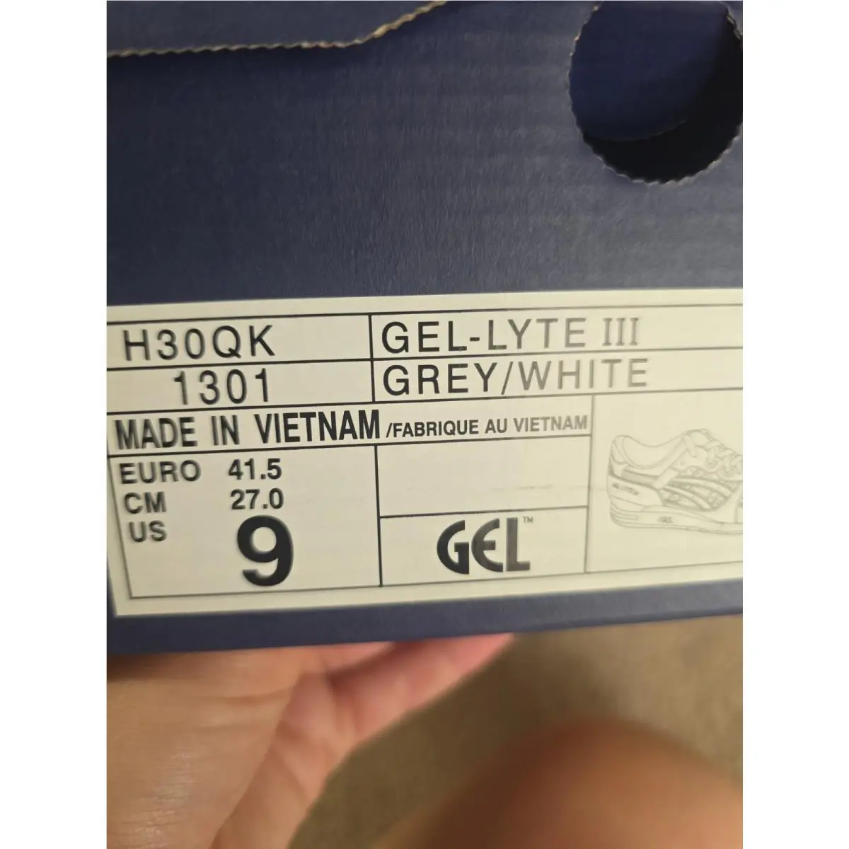 Asics shoes - ASICS Gel Lyte 3 - Gel Lyte - H30QK-1301 - Gray 6