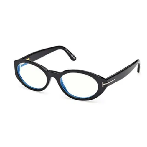 Tom Ford FT6067 B 001 Shiny Black Oval Women`s Eyeglasses